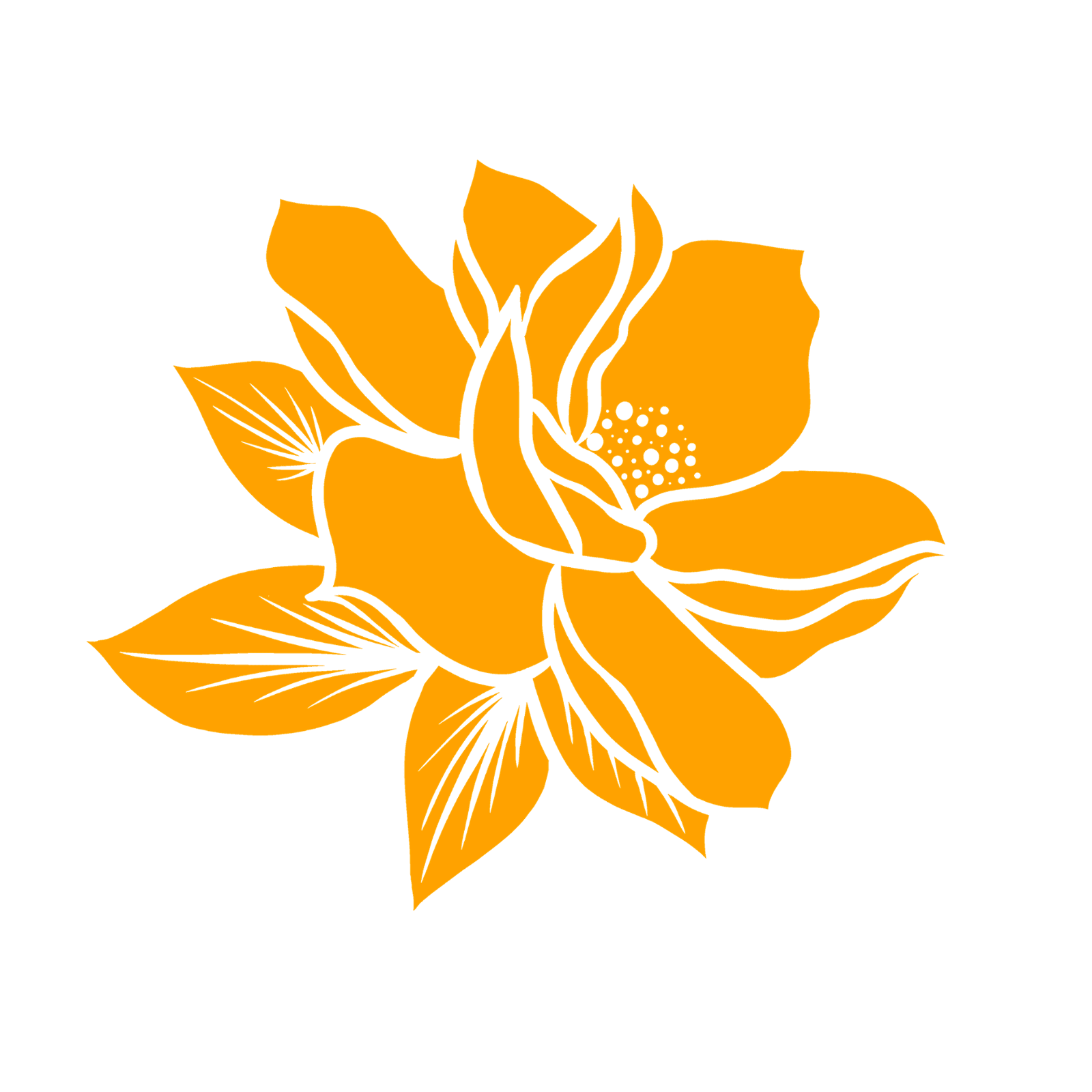 texas honey spot magnolia flower logo